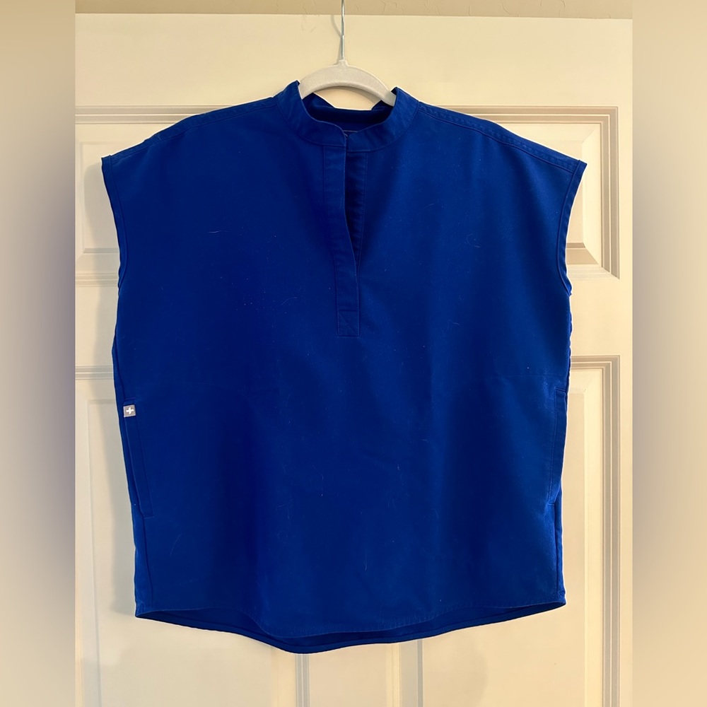 Deep Royal Blue Rafaela Scrub Top